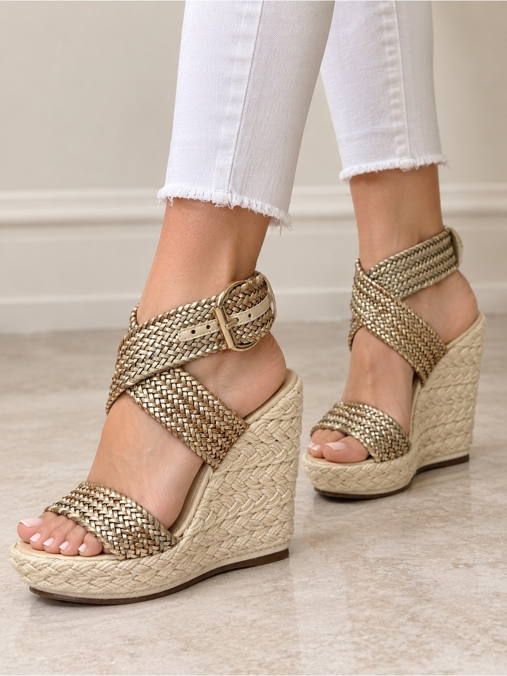 Anni Sitka platform wedge heels